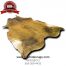 Brown Brindle Cowhide with White Sides