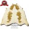 Golden Brown With White Cowhide CH-HBBRW16